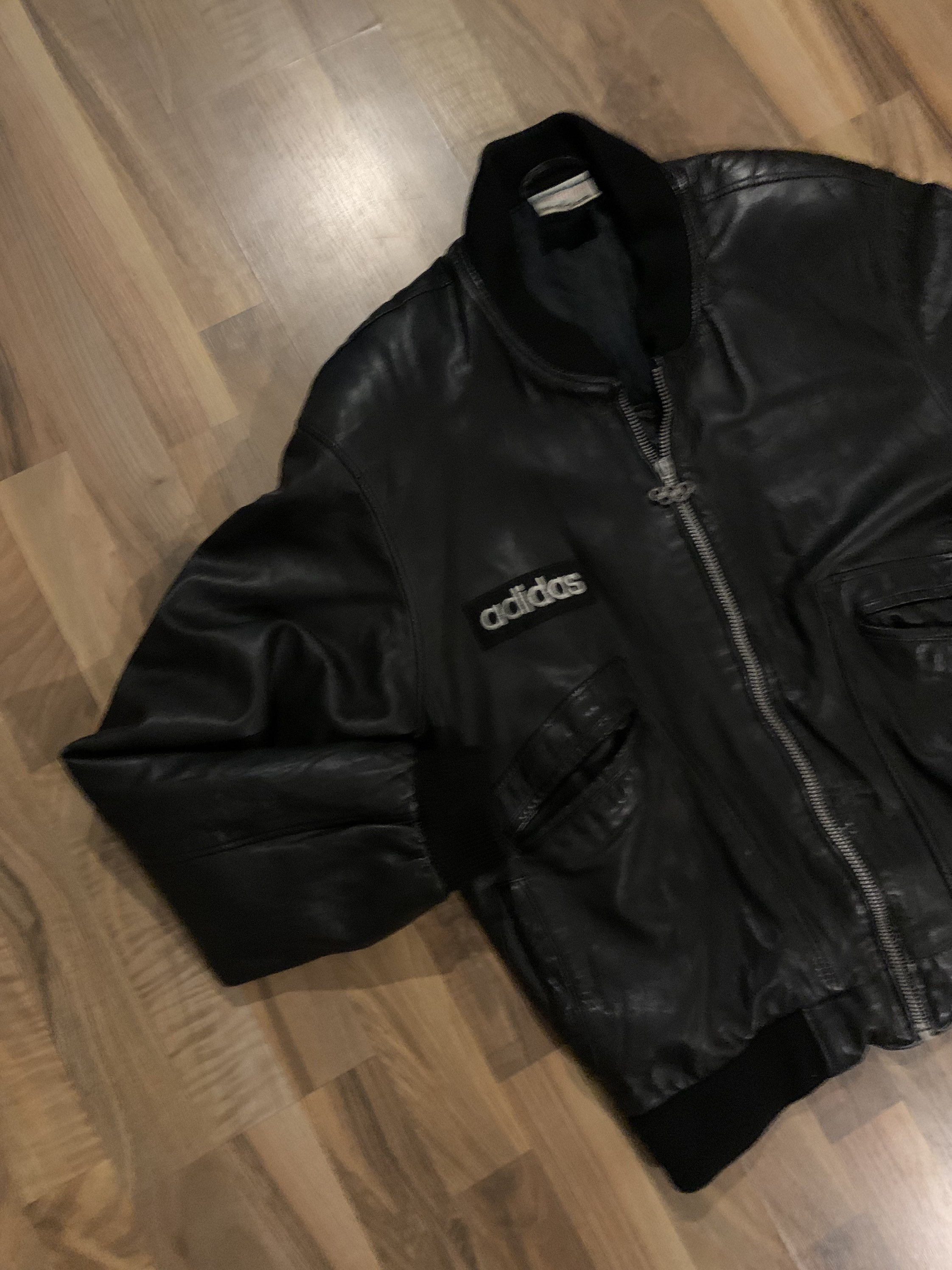 ジャケット・アウター remake\"vintage adidas leather jacket remake