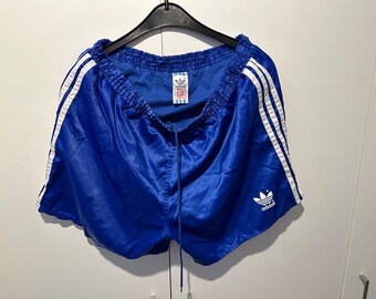 Adidas Shorts Shiny Nylon Brillant vintage Taille XL 90s Pantalon de sport