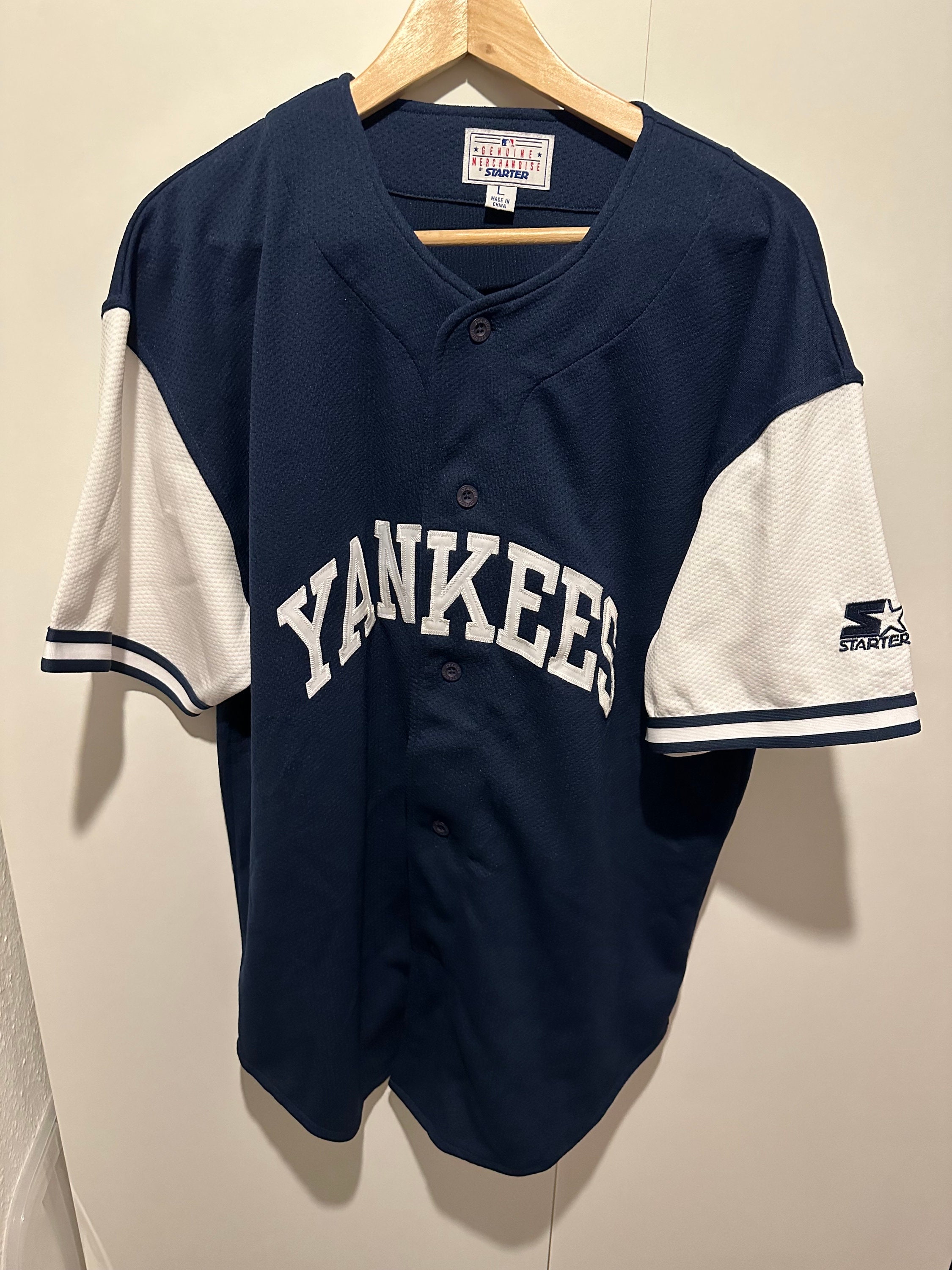 Starter Jersey Shirt New York Yankees Size L Vintage Yankees