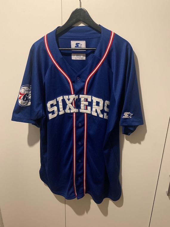 Starter Shirt Philadelphia 76ers Size XL NBA Vintage Jersey