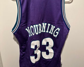 Champion Jersey Charlotte Hornets Size S-M 40 NBA Vintage Mourning