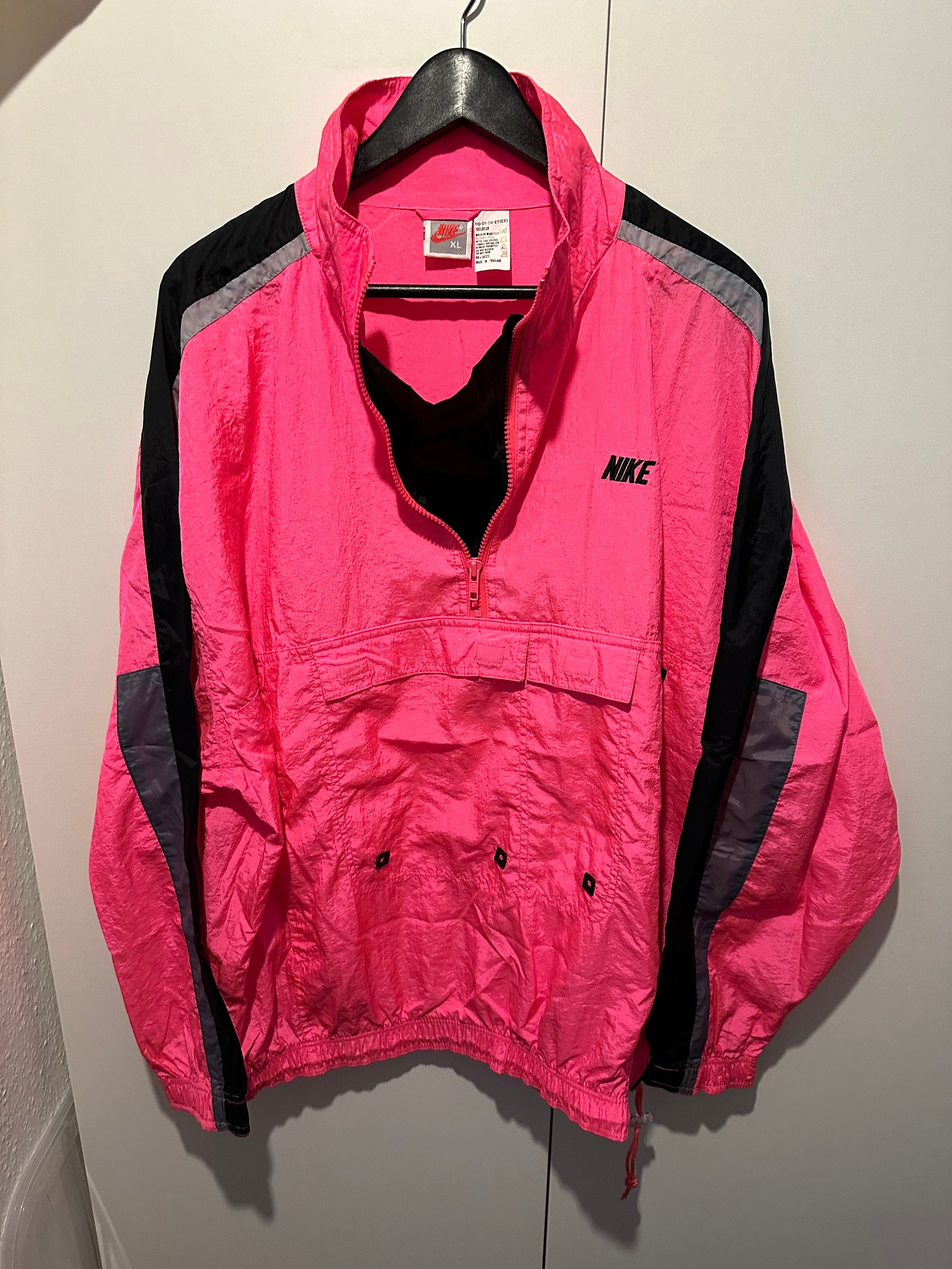 nike hot pink windbreaker