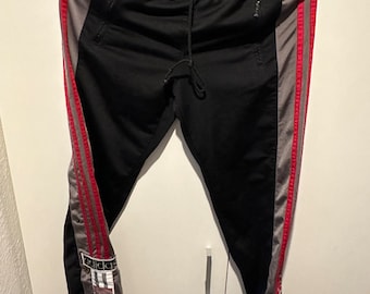 Adidas Sweatpants Pants Size S Vintage Adidas 90s Track Button Pants