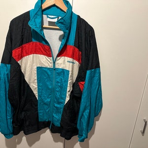 Adidas Windbreaker Jacket Size L Retro Vintage Track JACKET
