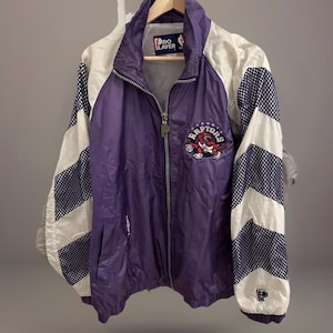 Pro Player Jacket Toronto Raptors Size L NBA Vintage Starter Style JACKET 90s