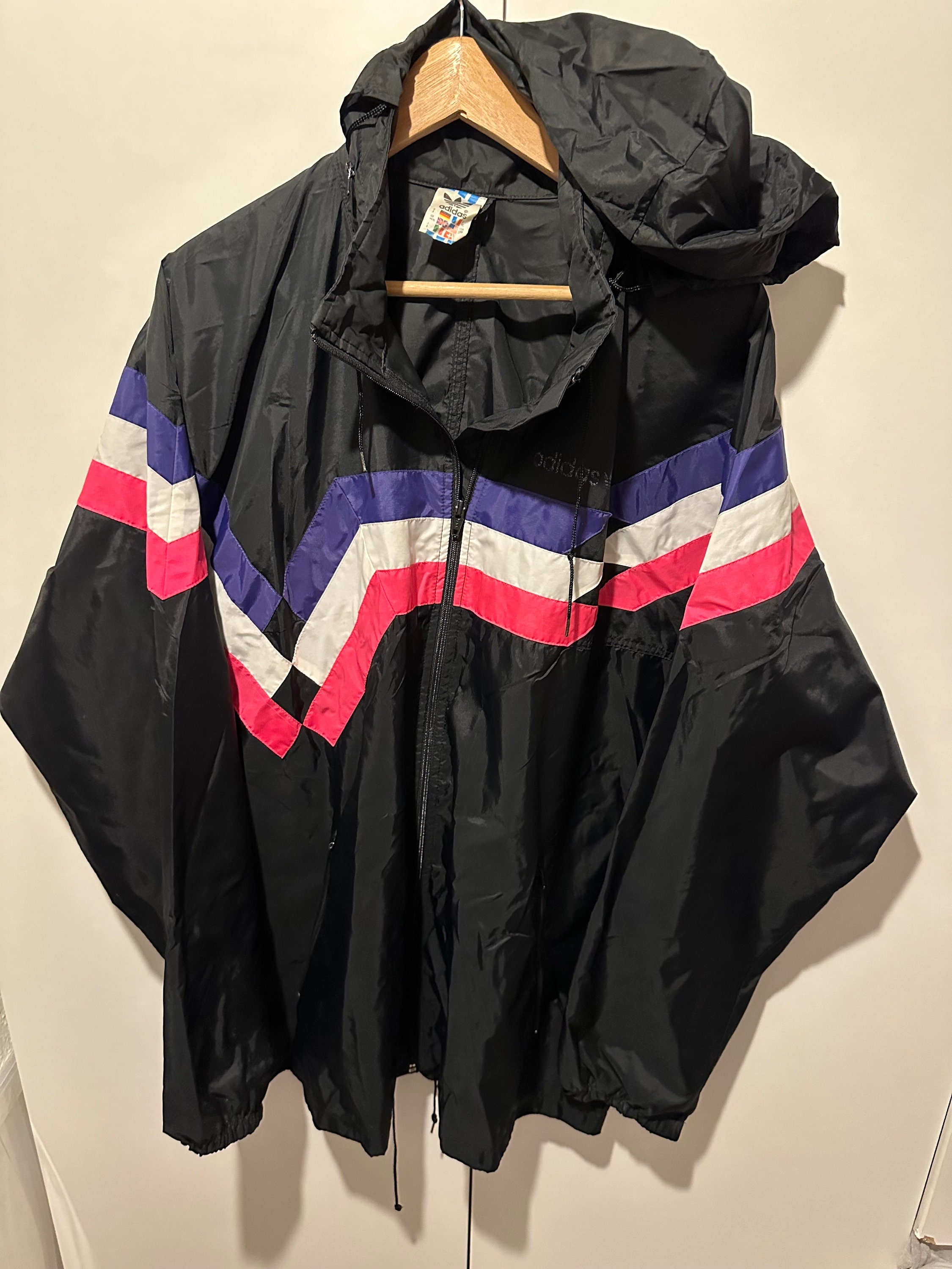 Adidas ウインドブレーカー ジャケット サイズ XL レトロ ヴィンテージ