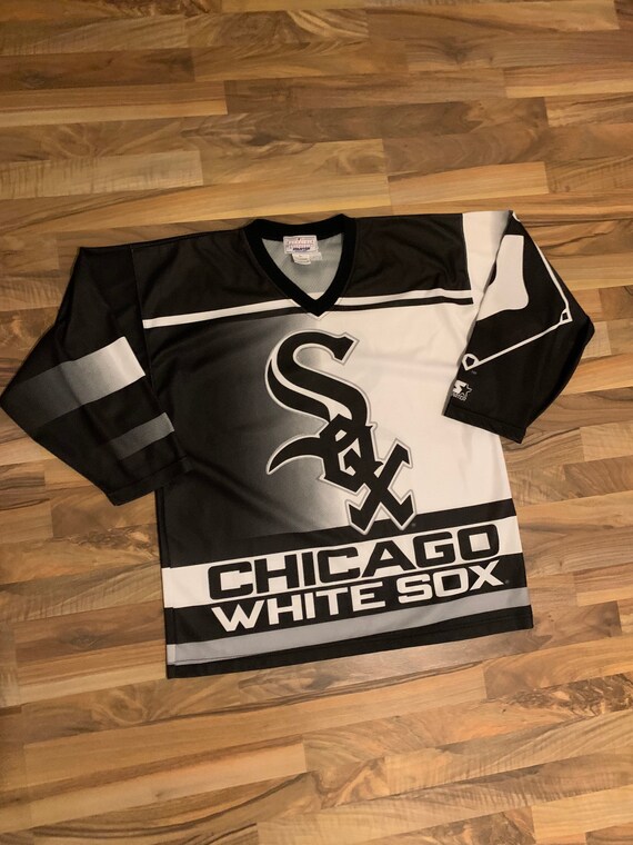 Starter Shirt Chicago White Sox Size L NBA Vintag… - image 3