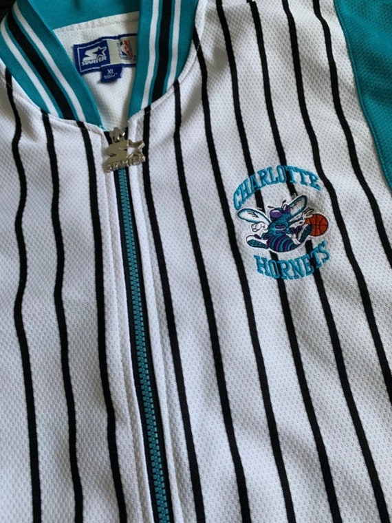 Starter Jersey Shirt Sweatshirt Charlotte Hornets… - image 6