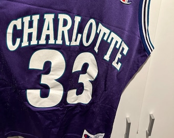 Champion Jersey Charlotte Hornets Size S-M 40 NBA Vintage Mourning