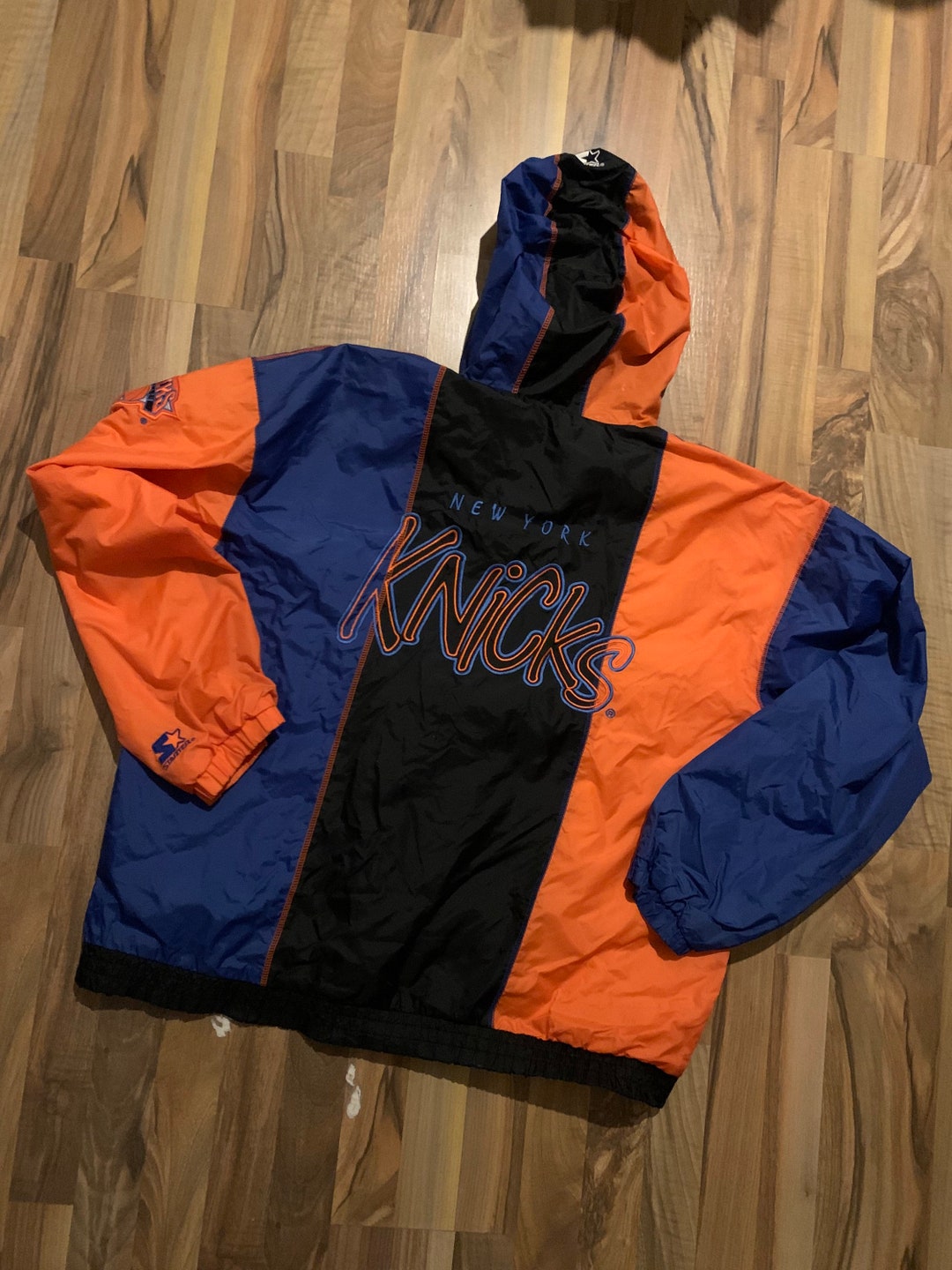 New York Knicks Vintage 90s Starter Satin Bomber Jacket NBA Basketball Blue  Orange Coat Draft Day Made in USA Size Xl FREE Shipping -  Israel