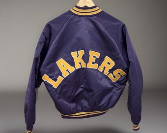 Chalk Line Jacket Los Angeles Lakers NBA Size M Starter Style JACKET 90s Retro Vintage Bomber