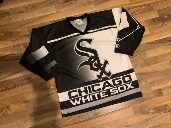 Starter Shirt Chicago White Sox Size L NBA Vintag… - image 1