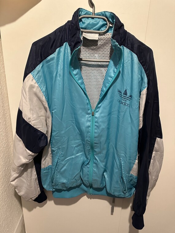 Adidas Windbreaker Jacket Size M Retro Vintage Track JACKET