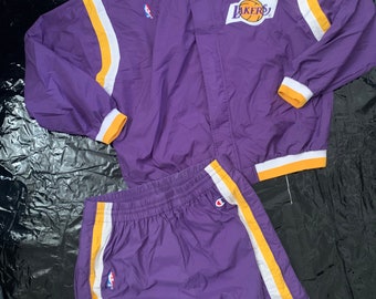 Champion Trainingsanzug Los Angeles Lakers Size XXL Vintage Warm Up Tracksuit