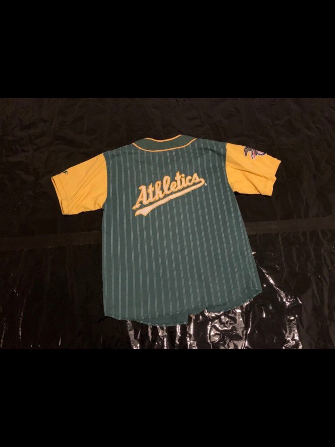 Green Basketball Oakland Athletics Custom Name Baseball Jersey Printed