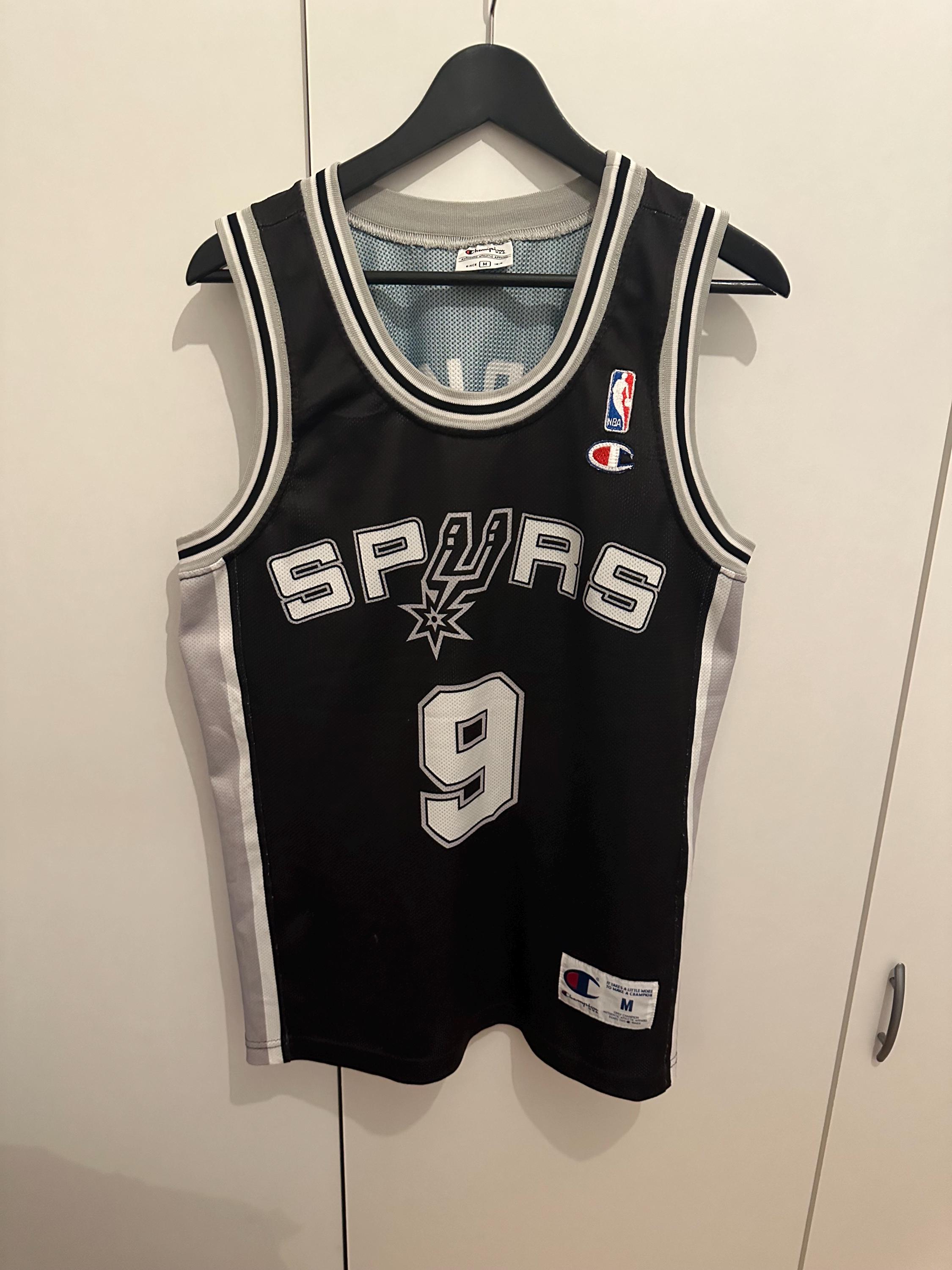Champion Jersey San Antonio Spurs Size M NBA Parker 9 Vintage 90s