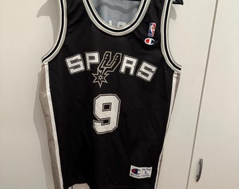 Champion Jersey San Antonio Spurs Size L NBA Parker 9 Vintage 90s