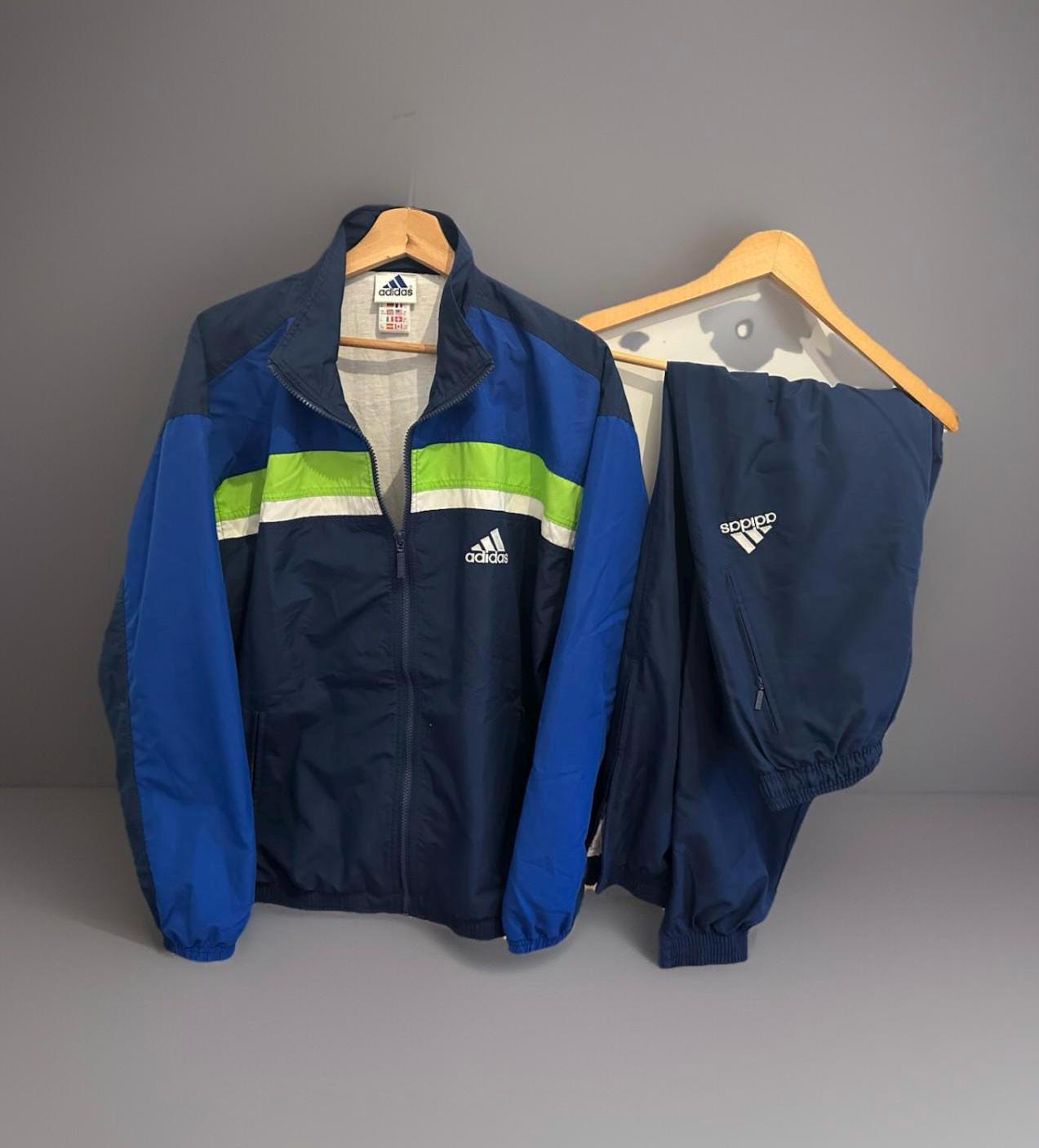 Adidas tracksuit size L retro vintage tracksuit Adidas 90s