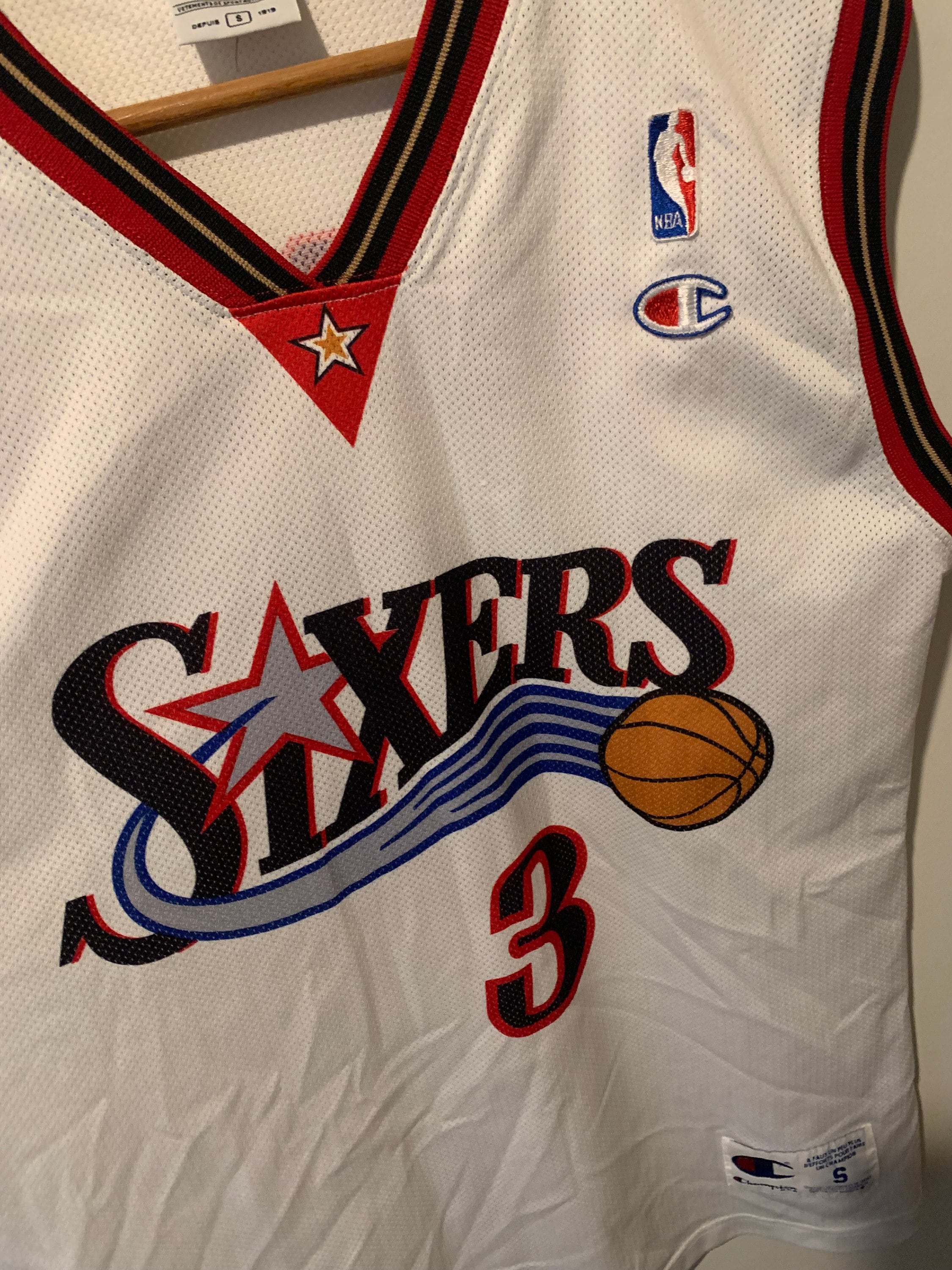 Champion Jersey Philadelphia 76ers Size S NBA Vintage Sixers