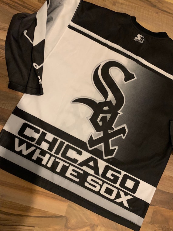 Starter Shirt Chicago White Sox Size L NBA Vintag… - image 7