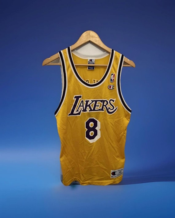 Champion Jersey Los Angeles Lakers Size M 40 NBA Kobe Bryant 8