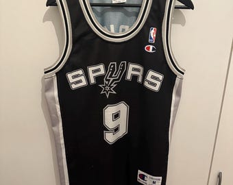 Champion Jersey San Antonio Spurs Size M NBA Parker 9 Vintage 90s