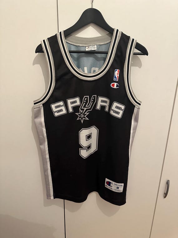 Champion Jersey San Antonio Spurs Size M NBA Parker 9 Vintage 90s