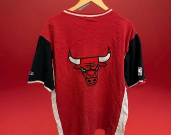 Chicago Bulls Vintage 90s Champion Warm up Shooting Shirt - NBA