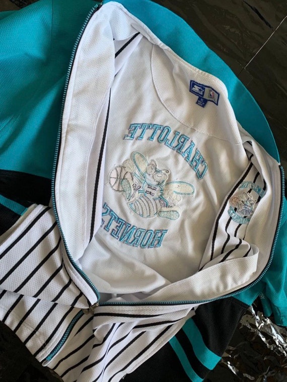 Starter Jersey Shirt Sweatshirt Charlotte Hornets… - image 7