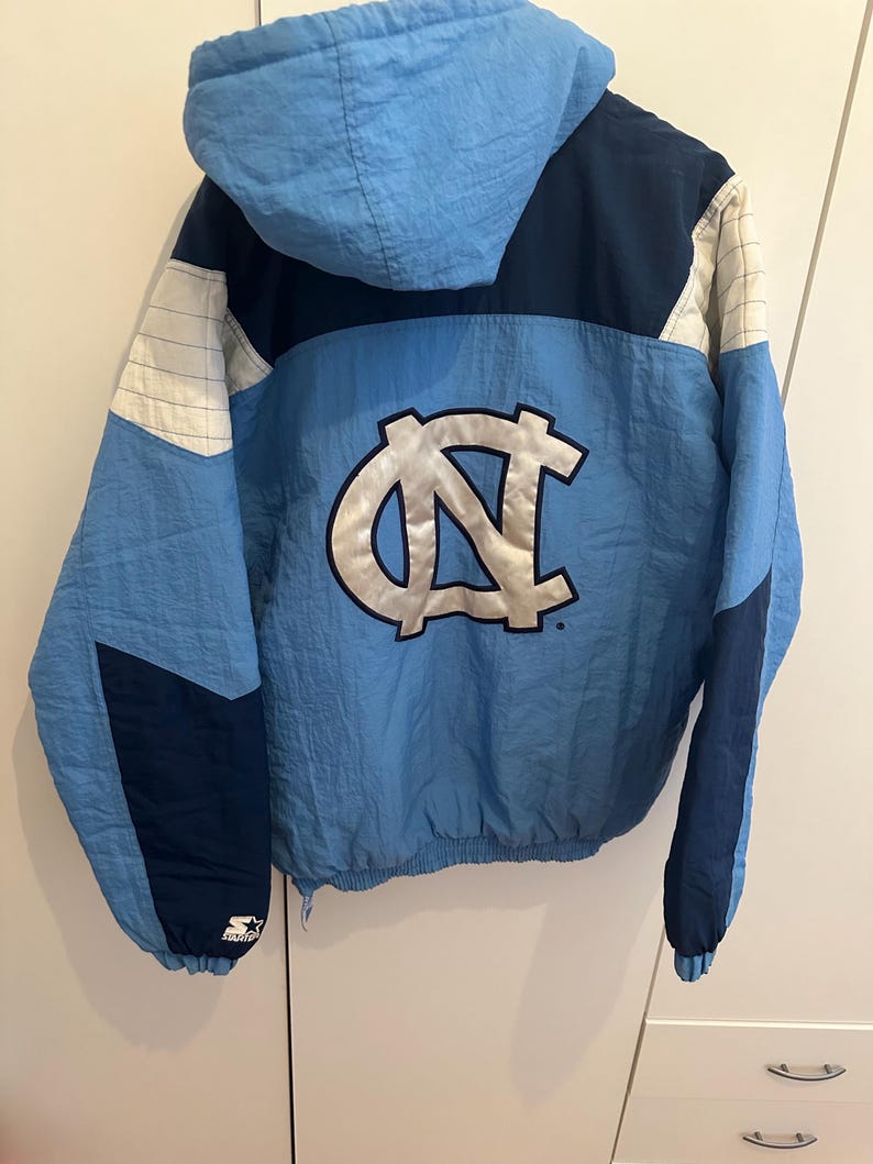 starter jacket North Carolina Size L Retro Vintage NORTH CAROLINA Jacket image 2
