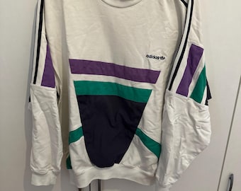 Adidas Pullover Size M Retro Vintage Hoodie Pullover Adidas