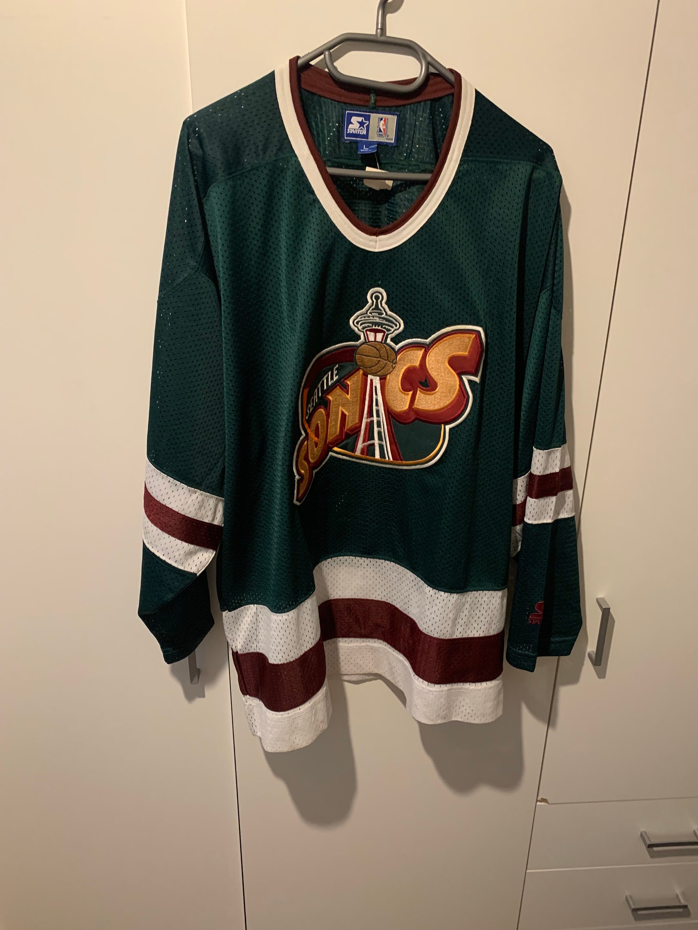 Seattle Supersonics Hockey Uniform : r/hockey