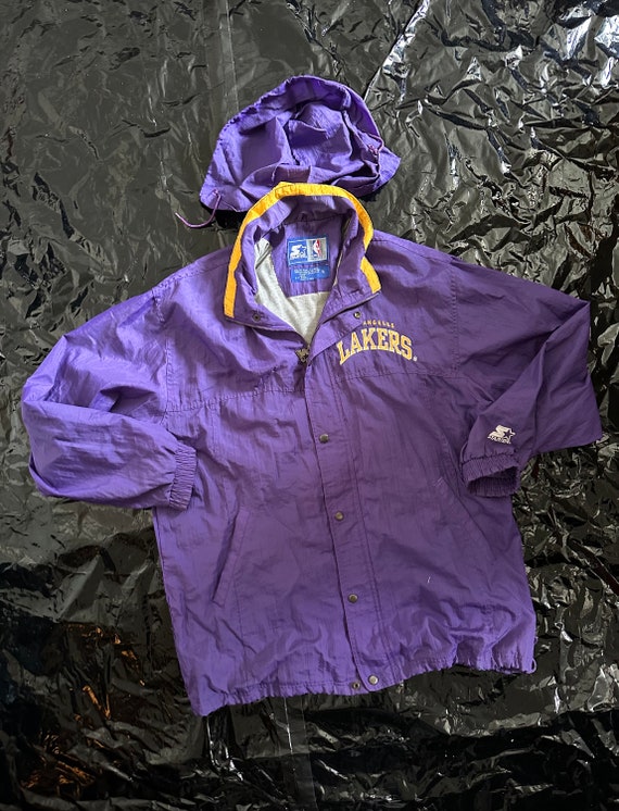 Starter Jacket Los Angeles Lakers Size XL NBA Vintage Lakers Starter Jacket Etsy