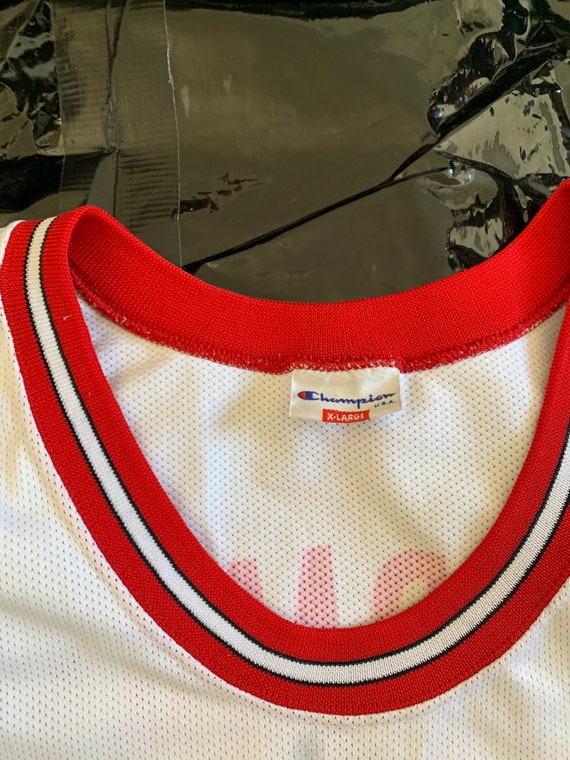 Champion Jersey Chicago Bulls Size XL NBA Dennis … - image 5