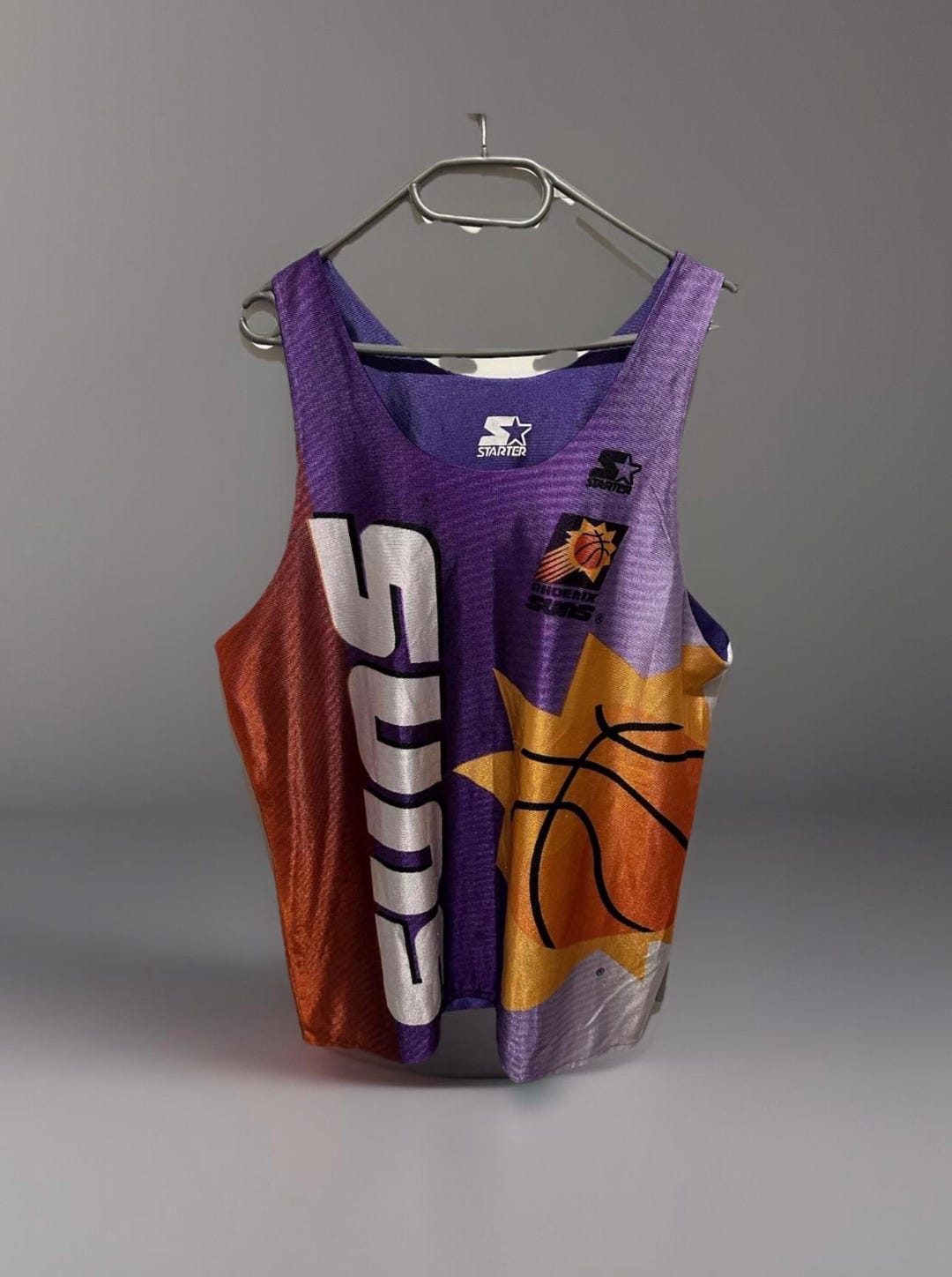 【as_as_o】古着 NBA 90s サンズ STARTER Vintage 90s Phoenix Suns Hoodie Men's XL Starter Pullover NBA