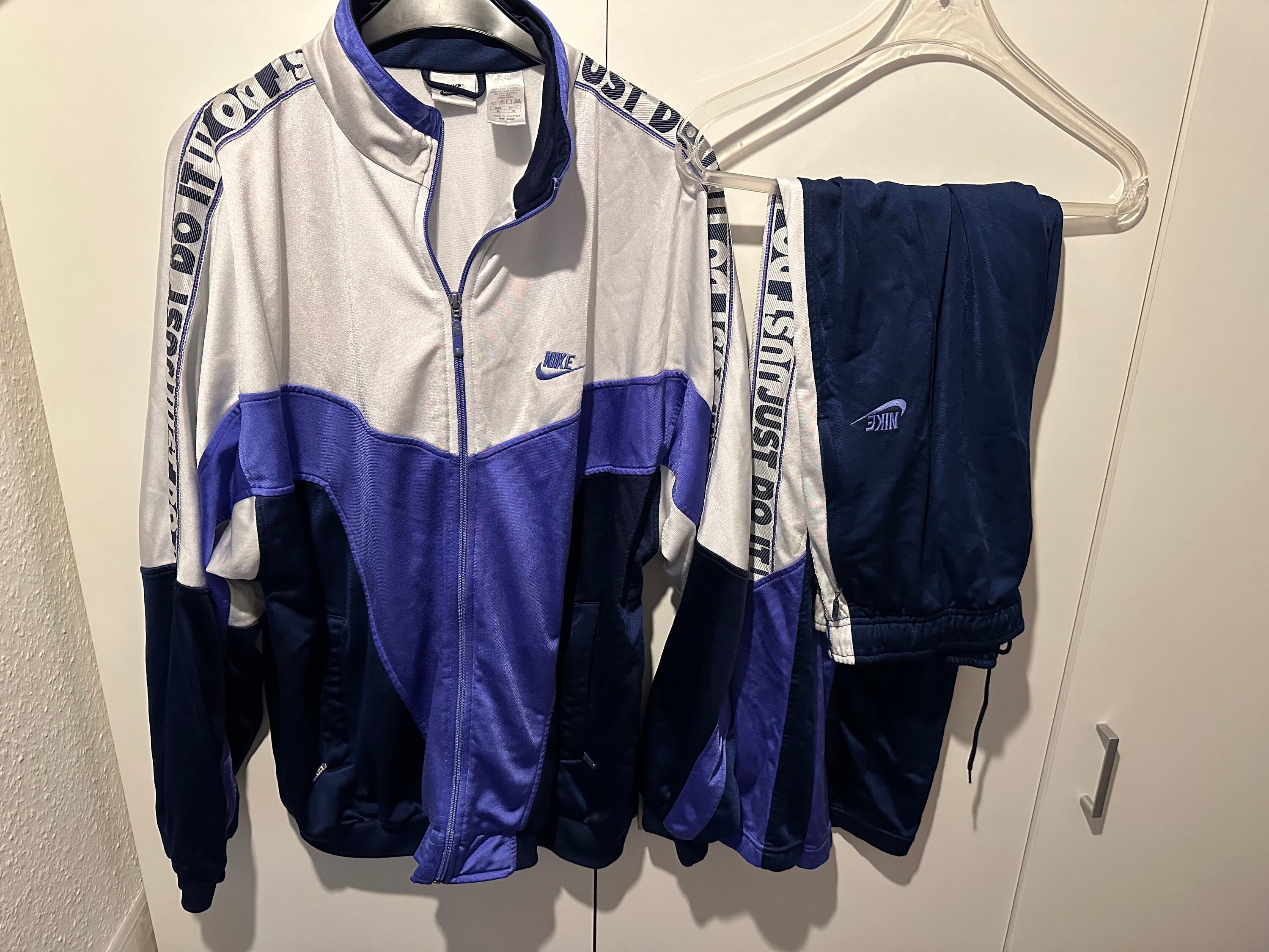 Nike Air Survêtement Jogging Costume Taille XL Rétro vintage Nike Air Survêtement