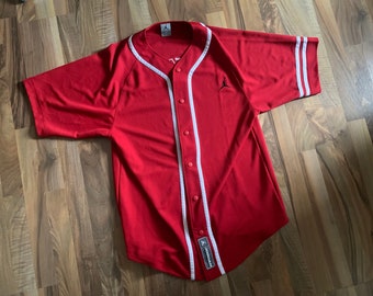 Nike Air Jordan Shirt Shirt Size L Retro Vintage Michael Jordan Shirt Baseball