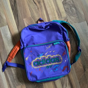 バッグ 90s vintage old adidas bagpack y2k tech Adidas Retro Backpack 90s Y2K Style | eBay