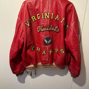 Avirex leather jacket Size L Vintage Retro Leather Jacket Avirex USA