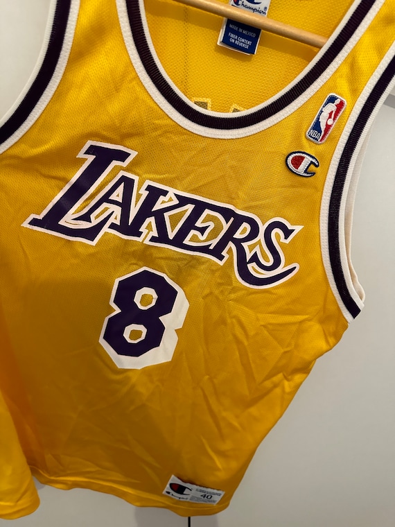Champion Jersey Los Angeles Lakers Size M 40 NBA Kobe Bryant 8