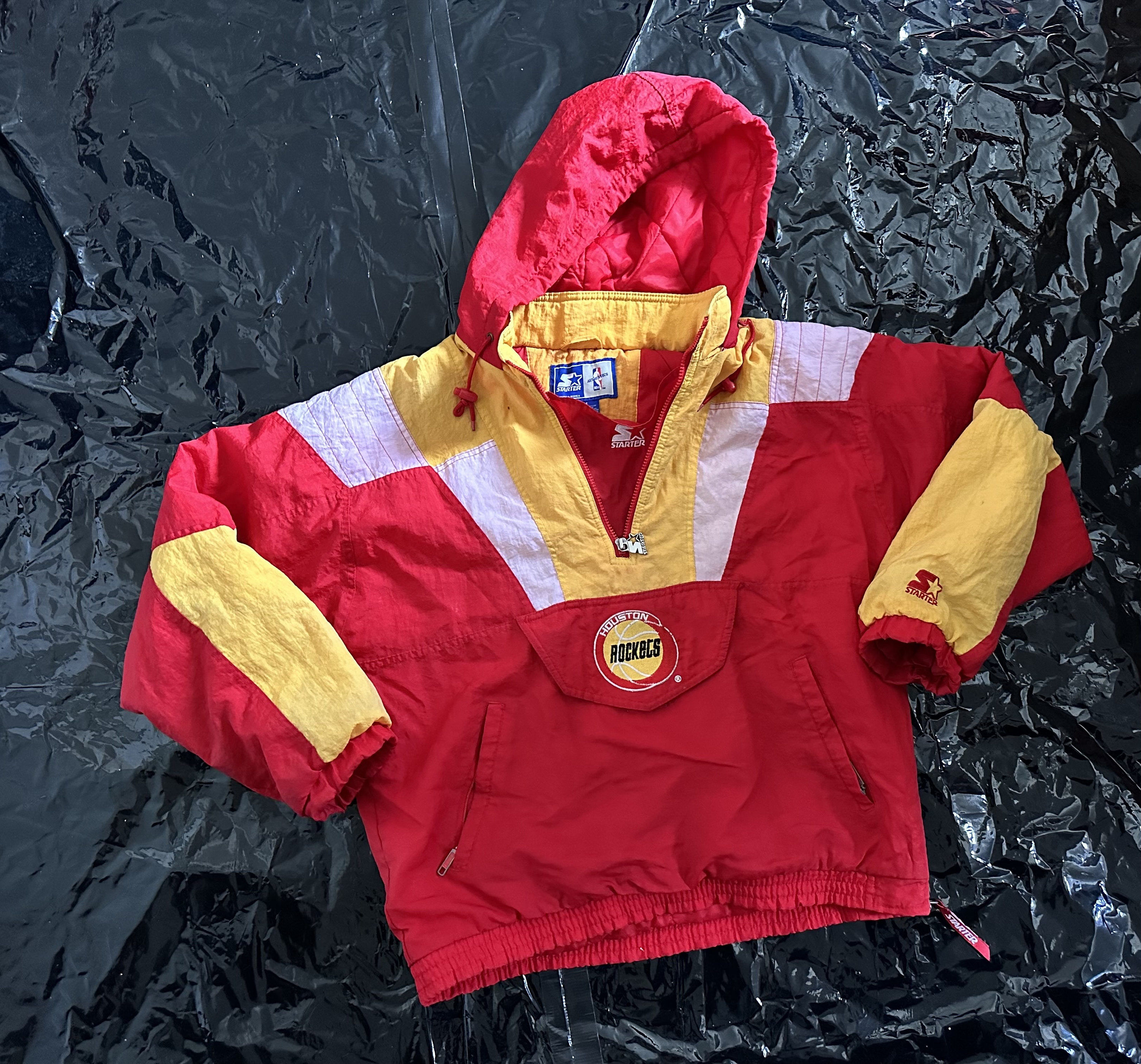 Starter Jacket Houston Rockets Size M NBA Retro Vintage JACKET Etsy