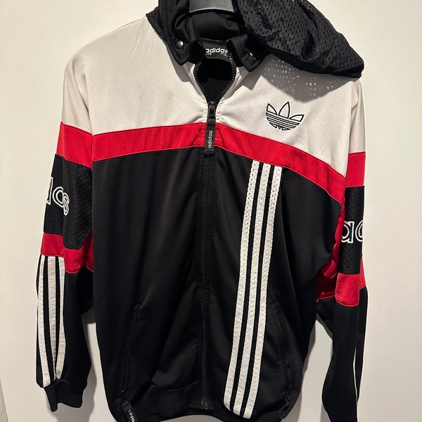 Adidas Windbreaker Jacket Size S-M Retro Vintage Track JACKET