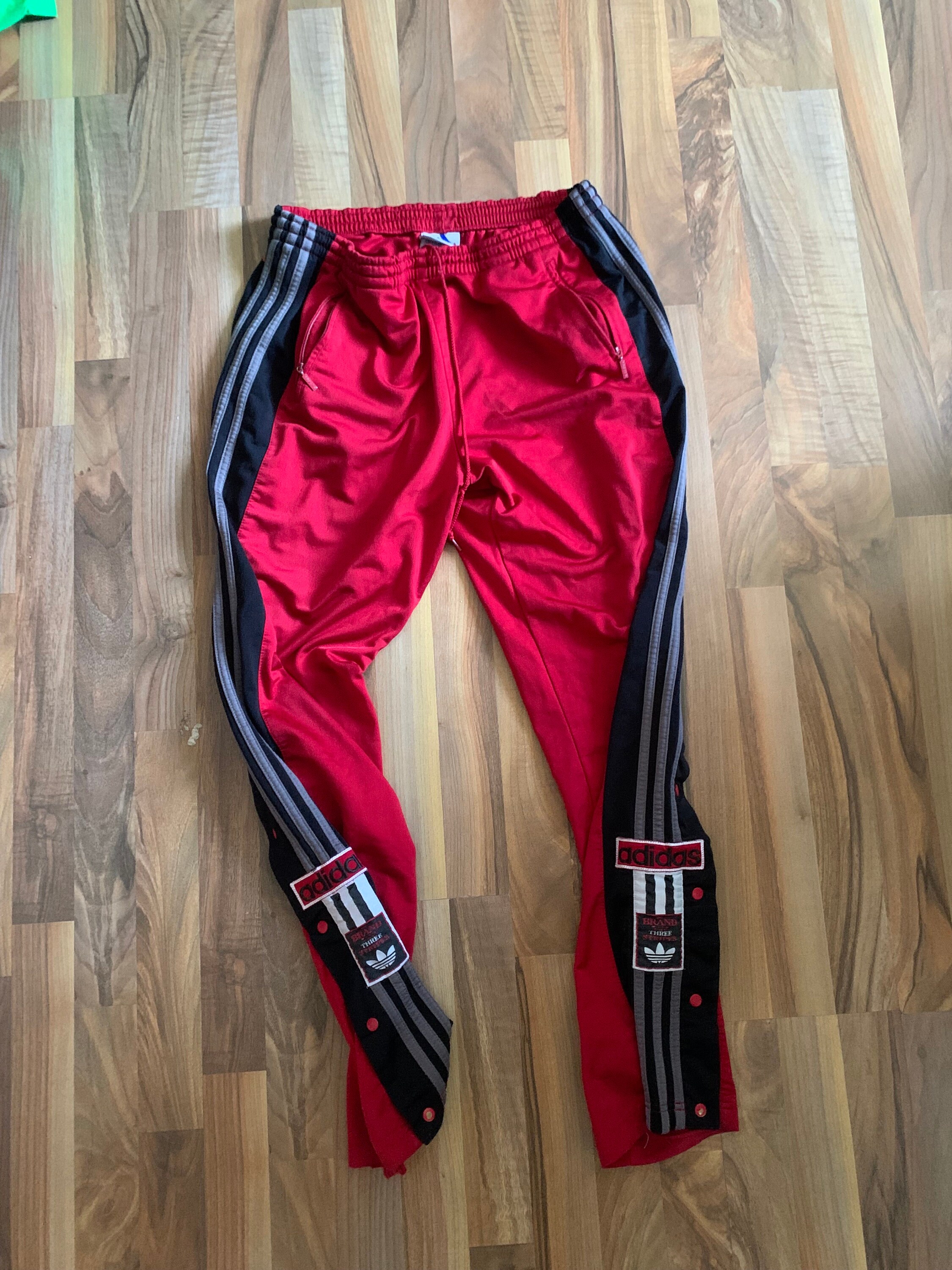 adidas button pants men's