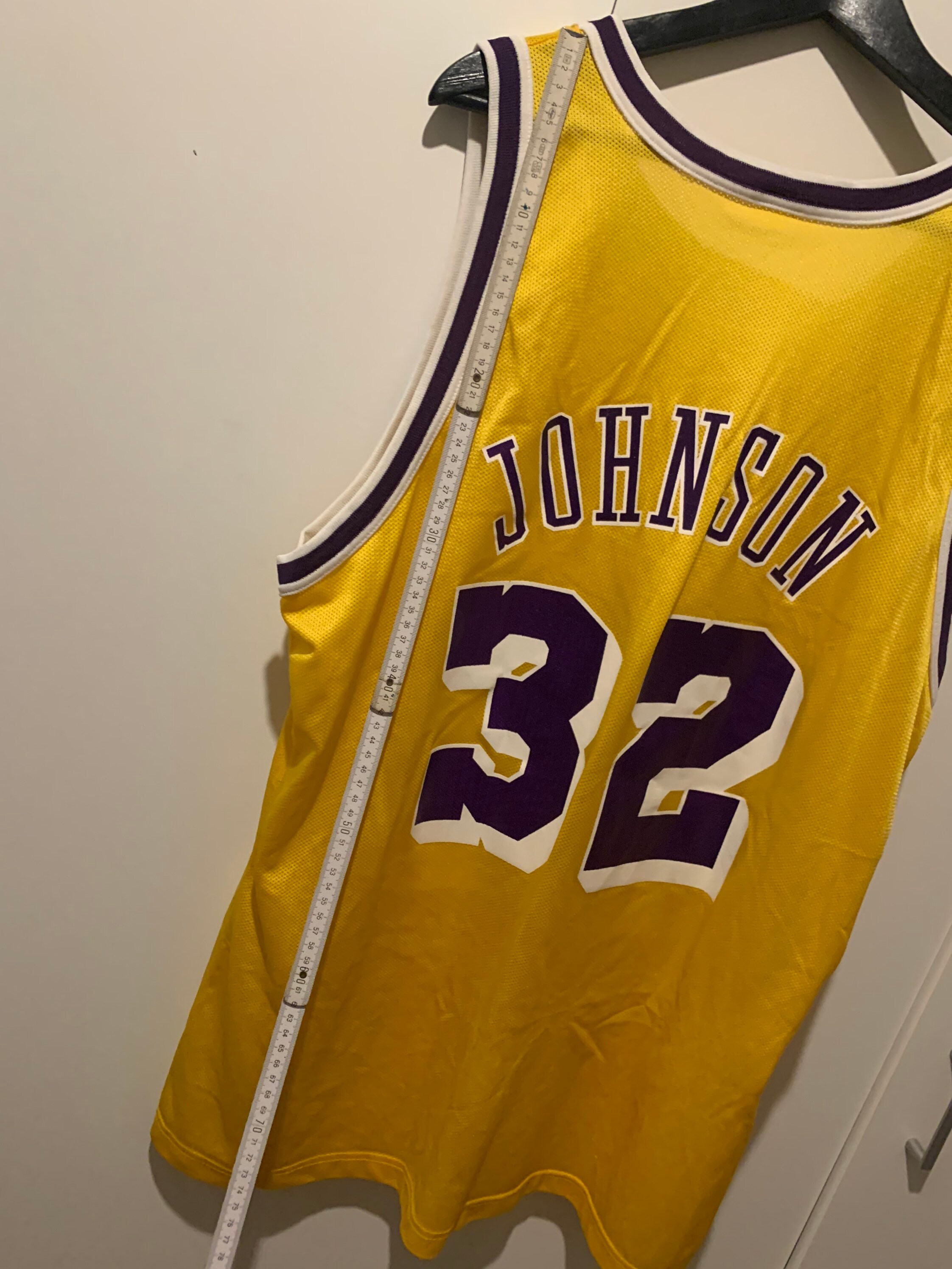 Champion Jersey Los Angeles Lakers Size XL 48 NBA Magic Johnson 32