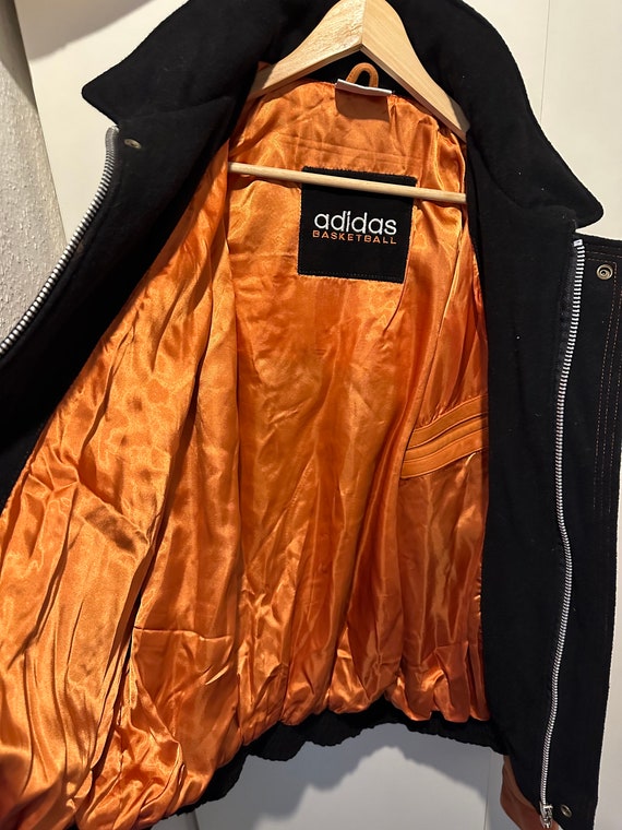adidas lederjacke Size XL Leather Jacket Adidas J… - image 4