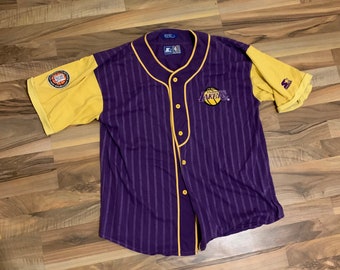 Starter Jersey Shirt Los Angeles Lakers Size L NBA Vintage Trikot