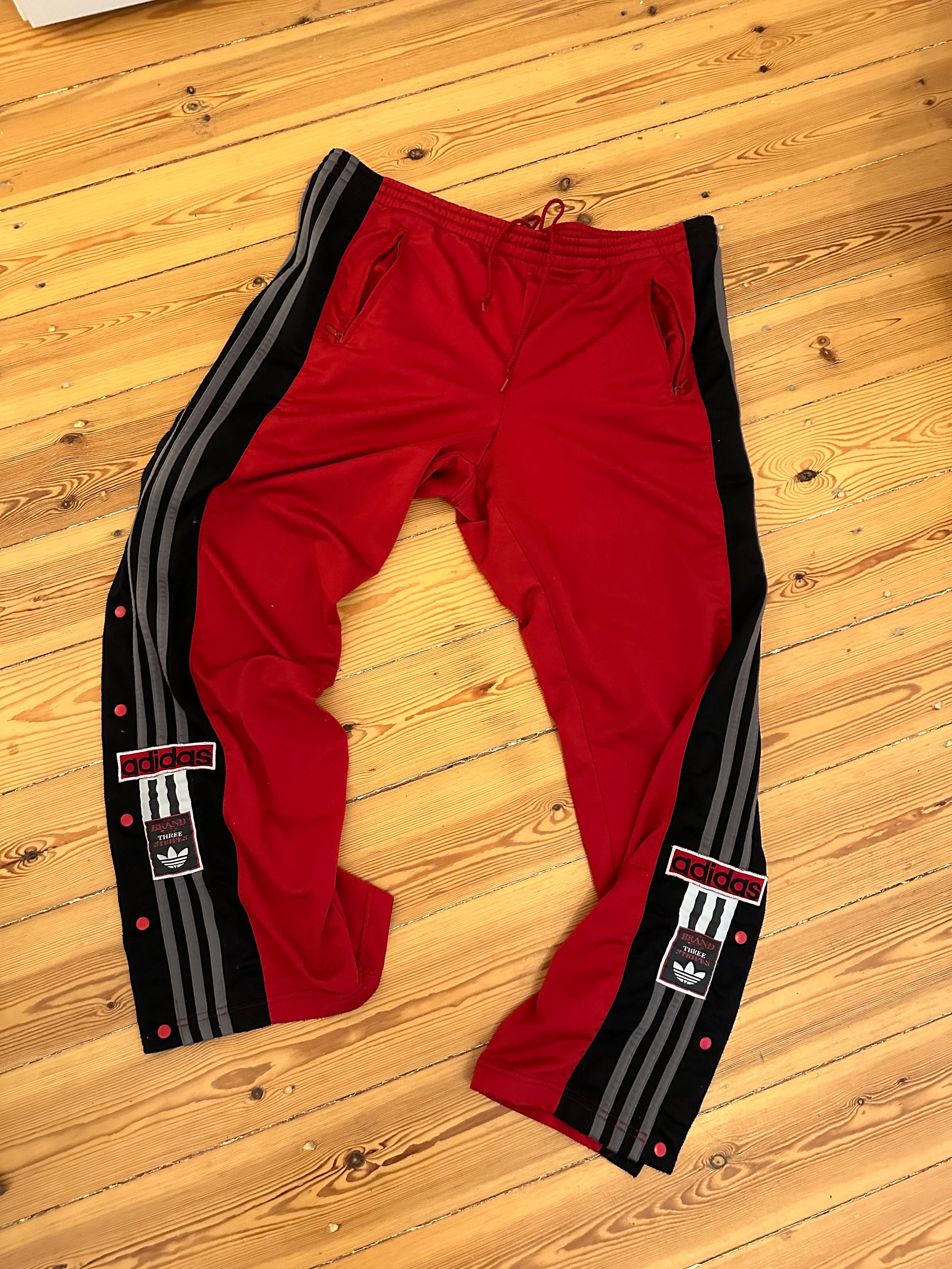 Adidas Jogging Pants Size L Vintage Adidas 90s Track Button Adidas Jogging Pants Size L Vintage Adidas 90s Track Button