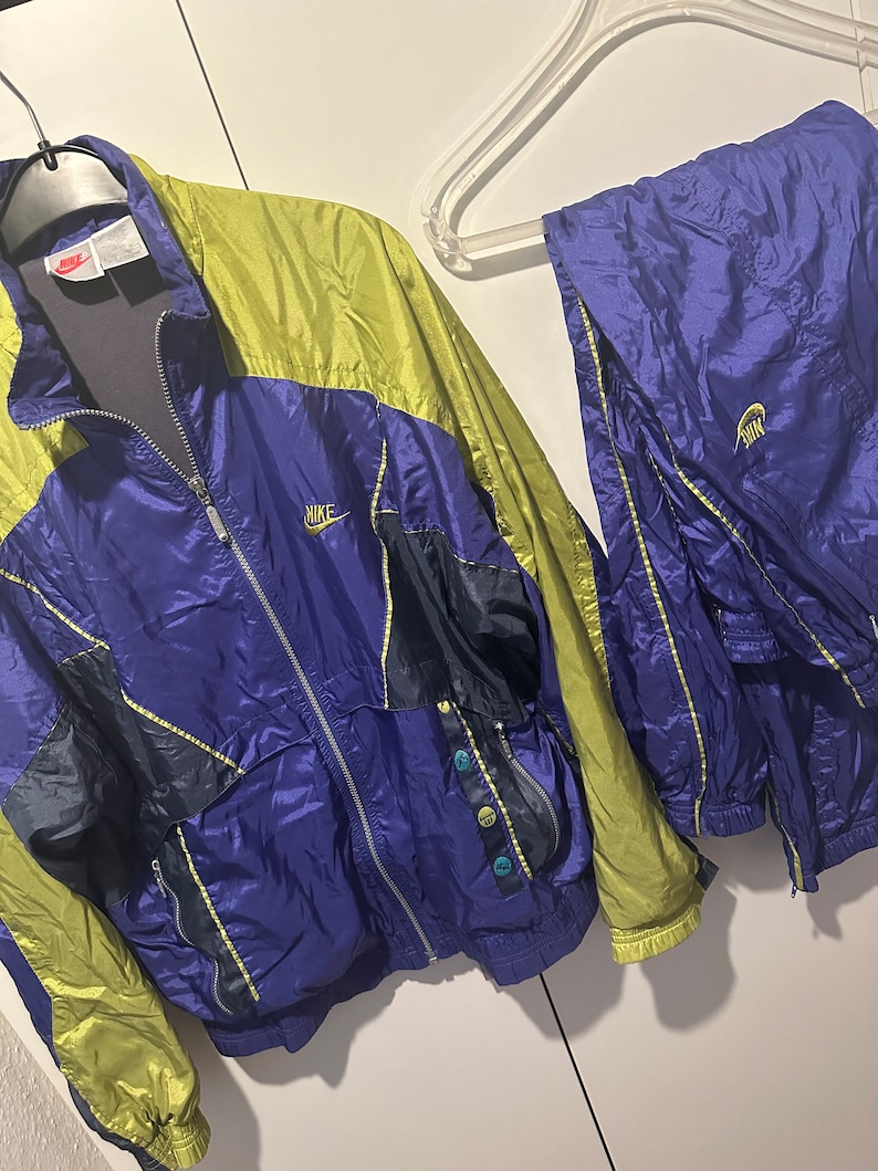 Nike Air Tracksuit Jogging Suit Size M Retro Vintage Nike Air Tracksuit ...