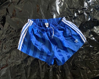 Adidas Shorts Glanz Nylon Shiny Vintage Size L 90s Sporthose