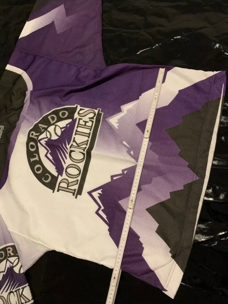 Starter Jersey Colorado Rockies Size L Retro Vintage Rockies Starter Jersey Colorado Rockies Size L Retro Vintage Rockies